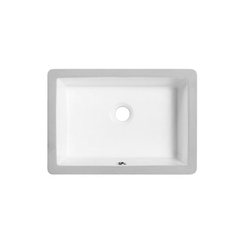 Ceramic Single Bowl Undermount Bathroom Basin