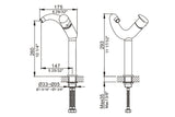 U.721570.BN Single-lever tall lavatory faucet. CUPC Certified.