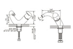 U.721572.C Single-lever lavatory faucet. CUPC Certified.