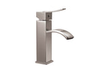 Single-lever lavatory faucet (Brushed nickle). CUPC Certified.