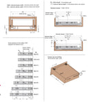 Full-Extension Under Mounting Slides (19 11/16") Softclosing with Brackets