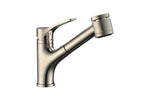 Single-lever pull-out spray sink mixer. CUPC Certified.