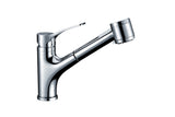 Single-lever pull-out spray sink mixer. CUPC Certified.