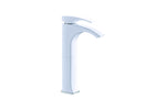 Single-lever tall lavatory faucet (White). CUPC Certified.