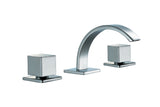 Double-handle 3-hole washbasin mixer. CUPC Certified.